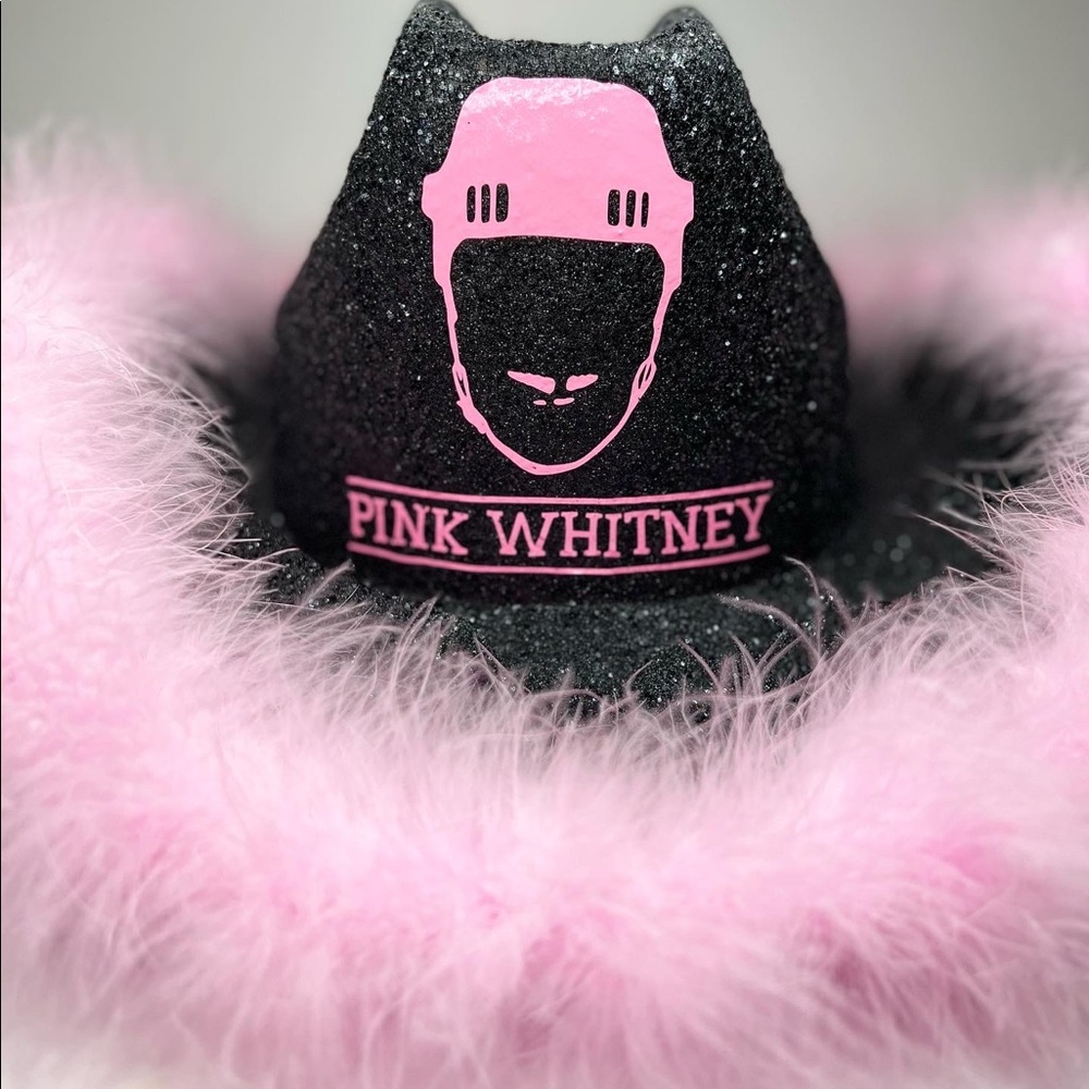 Pink Whitney cowgirl hat